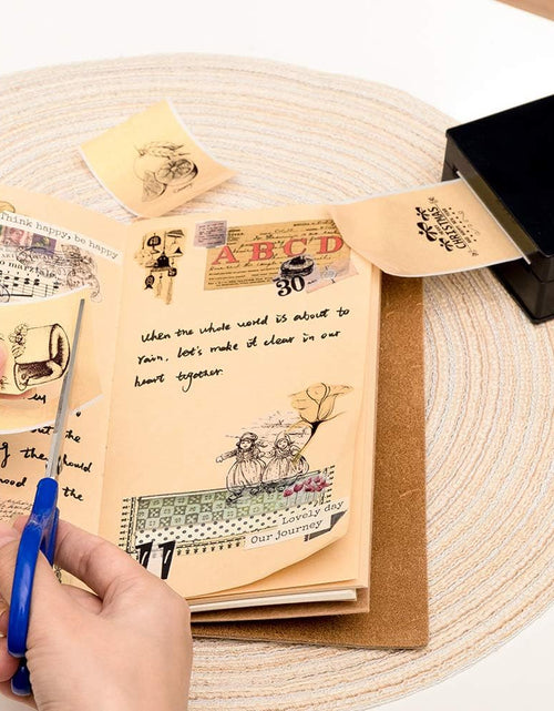 Load image into Gallery viewer, Adhesive Transparent Gold Thermal Paper for  M02/M02 Pro/M02S/M03 Mini Pocket Printer 50Mm X 3.5M, Diameter 30Mm, 3 Rolls
